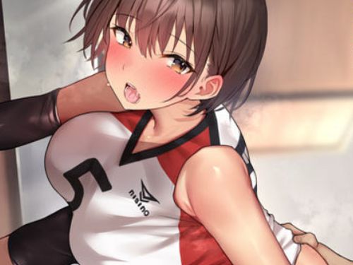 【エロアニメ】女子バレー部のスレンダー巨乳美少女の膣穴をデカチンで鬼突き調教する！