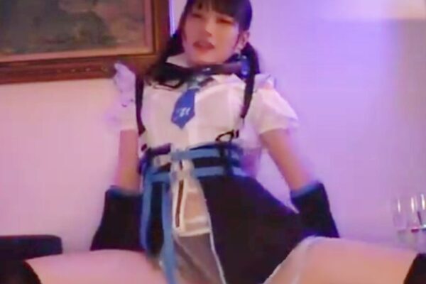 「中出し即ズボ/コンカフェ姫」やだ腰止まんない！ほろ酔いで背面馬乗りするスケベ娘が種付けオネダリするエロ動画WWWWWWWWWW