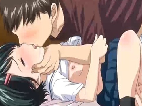 【エロアニメ】破らずにはいられなかった童顔ロリの未成熟な子宮内の膜を強引なレイプ貫通で堪能する！