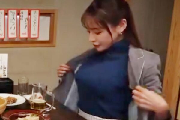 『中出し指導＼女上司』ふふ朝まで寝かせないわょ。ほろ酔いで発情女王様と化した美巨乳が部下ザーメンを枯渇させるエロ動画wwwww